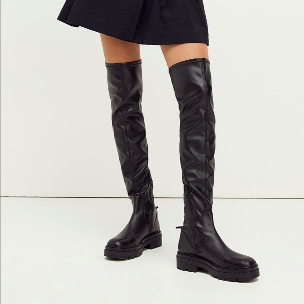 Free People Over-the-Knee Stretch Boots